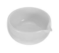 DIYEAH Cuenco de Cerámica Blanco para Matcha con Boquilla, Tazón Japonés Elegante para Ceremonia del Té y Batido en Cocina o Decoración