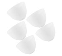 DIYEAH Cuenco de Silicona para Mascarillas Faciales, Tamaño Mediano, Color Claro, 5 Unidades, Recipiente Flexible para Mezclar Mascarilla Diy, Herramienta Práctica para Cuidado Piel
