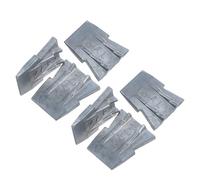 DIYEAH Cuñas de Repuesto de Hierro para Mango de Martillo, 6 Piezas, Accesorio de Herramienta Manual para Reparación y Refuerzo de Mango en Aplicaciones Agrícolas Construcción