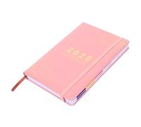 DIYEAH Daily Planner Hardcover Notebook Portable English Layout Academic Organizer With Hourly Schedule For Work Study And Management