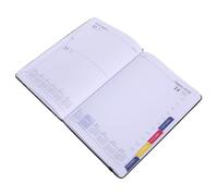 DIYEAH Daily Planner Hardcover Notebook Portable To Do Planner For Men And Women English Layout Work Organizer With Smooth Writing Paper For School Office And Travel