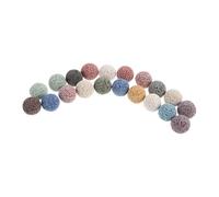DIYEAH Difusor de Aromaterapia Piedras Volcánicas Naturales de 16 Mm, Pack de 20 Unidades sin Agujeros Multicolor, Difusor Portátil de Aceites Esenciales para Hogar, Color Aleatorio