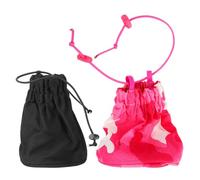 DIYEAH Difusor de Secador de Pelo Plegable y Funda de Lona para Cabello Rizado y Ondulado, 2 Piezas Compactas para Uso en Seco y Húmedo, Accesorios para Viaje y Hogar