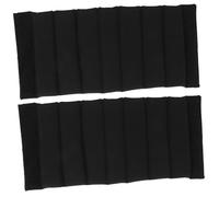 DIYEAH Divisores para Bolsa de Cámara 2piezas Almohadillas Acolchadas Absorbentes de Impactos en Material de Fieltro Negro para Organizar Accesorios y Equipo Fotográfico