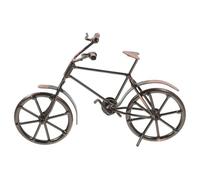 DIYEAH Escultura De Bicicleta Retro De Metal, Adorno Artesanal para Escritorio y Decoración De Sala, Adecuado para Obsequio En Cumpleaños y Navidad