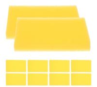 DIYEAH Esponja Bioquímica para Filtro de Pecera 10 Unidades Amarilla Esponja de Filtro de Agua para Acuario Agujeros Finos Compatible Reptiles Anfibios y Sistemas de Terrario