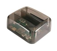 DIYEAH Estación De Acoplamiento Lector De Disco Duro Multifunción Color Transparente Base De Disco Duro para Computadora Compatible y Ssd