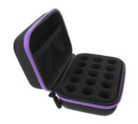 DIYEAH Estuche de Almacenamiento Portátil para Insulina con 15 Compartimentos, Capacidad 10 Ml, Material EVA y Nylon, Diseño Antishock Adecuado para Viajes y Uso en Casa