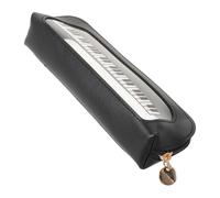 DIYEAH Estuche para Lápices Diseño de Teclas de Piano en PVC Transparente, Estructura Estable y Espacioso Interior, Adecuado para Regreso a Clases y Estudiantes
