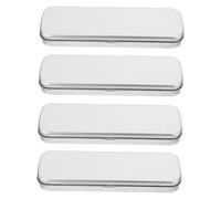 DIYEAH Estuches Escolares De Hojalata 4piezas/Kit para Lápices y Bolígrafos Simple Resistente y De Usar