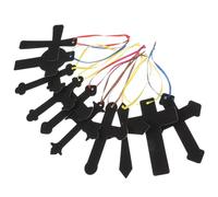 DIYEAH Etiquetas Colgantes de Pascua con Rasca y Pinta Manualidades para Decoración DIY de Cruces para Rascar para Fiestas y Regalos Creativos