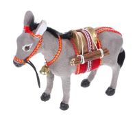 DIYEAH Figurita de Burro Miniatura Realista de Plástico para Decoración y Educativo Modelo Detallado para Actividades Interactivas Color Aleatorio Color Aleatorio