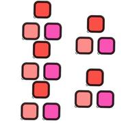 DIYEAH Filtros De Color para Fotografía De Filtros Correctores De Color Compatible con Gopro Accesorios para Cámara De Buceo La Fotografía Agua Dulce Y Salada 3 Piezas X 5