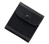 DIYEAH Funda De Almacenamiento PU para Fotos Instantáneas Bolsa Fotográfico Portátil Diseño De Hebilla Trasera Material De Sintética Color Negro