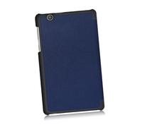 DIYEAH Funda para Tablet Cubierta Protectora de Cuero PU Ultrafina Diseño con Soporte Horizontal Ligera y Resistente Color Azul Oscuro