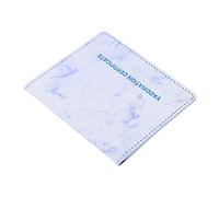 DIYEAH Funda Portátil De PU Certificados Porta Tarjetas Protector De Diseño Práctico