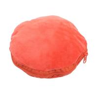 DIYEAH Funda Térmica Cremallera Antiescaldaduras Redonda Calentador de Manos para Pelusa Naranja, Ligera y Portátil y Adecuado para Invierno Actividades al Aire Libre