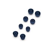 DIYEAH Fundas de Silicona para Auriculares Deportivos y Fitness, 16 Piezas, Compatibles, Material Suave, Aislamiento de Ruido, Color Azul Medianoche