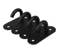 DIYEAH Gancho para Cubo de Agua para Caballos 4 Piezas Gancho de Acero Inoxidable Mediano Accesorio Multiusos para Comederos y Cubos en Establos y Graneros Resistente Adecuado para