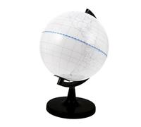 DIYEAH Globo Decorativo para Pintar Diy sin Pintar Globos para Decoración Manualidades y Enseñanza Geográfica Resistente y Reutilizable