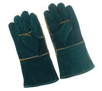 DIYEAH Guantes Antimordeduras Diseño Ligero y Cómodo Protección Segura Material de Cuero y Tela para Reptiles y Mascotas Manejo y Entrenamiento