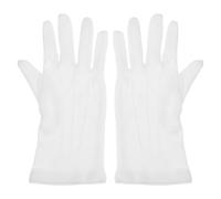 DIYEAH Guantes para Árbitro de Billar en Color Claro sin Botones, 1 Par, Mezcla Poliéster y Algodón Transpirable, Cómodos y Profesionales para Competición de Snooker y Arbitraje