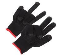 DIYEAH Guantes para Dedos Gamer Transpirables y Antideslizantes Fibra de Plata y Spandex para Gaming Móvil en Color Negro, Diseño Único para Hombres y Mujeres