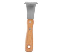DIYEAH Herramienta Manual de Desollado Inoxidable con Mango de Madera para Jardinería Herramienta Práctica para Eliminación de de Árboles y Trabajo Hortícola