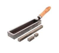 DIYEAH herramientas para hacer joyas molde de fundición de plata molde de fundición de lingotes de plata molde de refinación de oro herramientas de joyero molde para fundir plata planchar