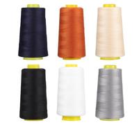 DIYEAH Hilo de Coser de Poliéster 3000 Yards Surtido Carretes Resistentes para y Coser a Mano Artículos de Costura