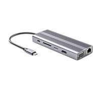 DIYEAH Hub Tipo C Concentrador USB Adaptador para Portátil Expansor Múltiple de Puertos para Computadora de Trabajo