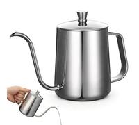 DIYEAH Jarra Cafetera Ufesa de Metal Multiusos de 600ml Mango Anti-calor y Control Fácil de Agua, Adecuado para Oficina y Amantes del Café