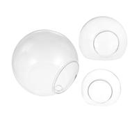 DIYEAH Jarrón Colgante de Cristal en Forma de Gota 3 Piezas 8Cm 10Cm 12Cm para Plantas Hidropónicas y Decoración del Hogar Terrario Transparente Adecuado para Jardín y Interior