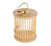 DIYEAH Jaula de Madera para Grillos Silvestres Portátil Hábitat Ventilado para Reptiles Caja Pequeña para Cría y Transporte Alimentador Versátil y Resistente para Uso Familiar