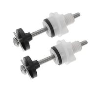 DIYEAH Juego de Tornillos Cisterna WC y Son Fáciles de Reemplazar de Acero Inoxidable Pernos Resistentes Que Previenen Fugas para Instalación de Asientos de Inodoro