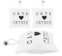 DIYEAH Juguete de Saco de Hierba Gatera para Gatos 3 Piezas Relleno de Catnip, Resistente a Arañazos, Material Poliéster y Algodón PP para Gatos Pequeños y Gatitos Varios Estilos