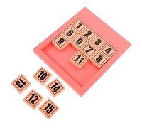 DIYEAH Juguete Educativo Deslizante de para Desarrollo Cognitivo Infantil Juguete de Inteligencia Color Rosa para Aprendizaje Matemático y Coordinación Mano