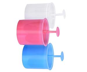 DIYEAH Kit de 3 Piezas de Plástico para Fabricar Burbujas Faciales Taza de Espuma, Material Pp y Abs, Diseño Sencillo y Funcional en Casa Color Aleatorio