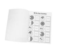 DIYEAH Kit de Aprendizaje de Fracciones para Cuaderno Montessori de Matemáticas con Educativos de Circulos Fraccionarios para Preescolar y de Educación Casa