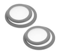 DIYEAH Kit de Membranas para Estetoscopio, 4 Piezas de Diafragmas de Pvc con Diseño Suspendido, Compatibles con Estetoscopios Pediátricos y Adultos, Accesorios de Repuesto para Uso