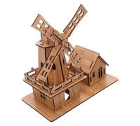 DIYEAH Kit DIY Windmill para Modelo Manual de Ciencia y Puzzle de Construcción Educativo Stem con Casa y Molino Actividad Creativa para Experimentos Familia