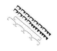 DIYEAH Kit Estabilizador de Teclas 1x6.25u 4x2u para Teclado Mecánico, Accesorio DIY para Computadoras, Compatible Gh60 87, Color Negro, Uso en Teclados Mecánicos Gaming y Oficina