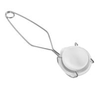 DIYEAH Kit para fundir joyas con pinzas, crisol cerámico blanco, abrazadera para crisoles circulares, 9.84x2.95x1.37 pulgadas, resistente al óxido, para laboratorio