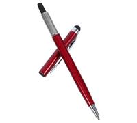DIYEAH Lápiz Óptico Capacitivo Rojo para Pantalla Táctil Clip de Bolsillo Integrado y Diseño Simple para Smartphone y Tablet