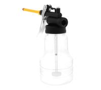 DIYEAH Lata de Aceite Transparente 250ml con Bomba Manual y Boquilla de Plástico para Uso Automotriz y Equipos Mecánicos Reutilizable