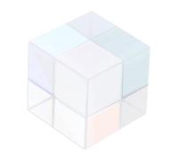 DIYEAH Lente De Prisma Óptico Decoración Óptica De Cristal Prisma Cuadrado para Adorno De Mesa Obsequio De Hogar