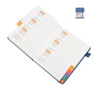 DIYEAH Libreta de Contraseñas Pequeña B6 con Pestañas Alfabéticas Organizador de Direcciones y Números de Teléfono Color Azul Cuaderno para Registro Sistemático de Sitios Web y Datos