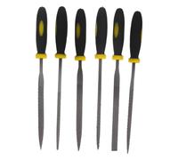 DIYEAH Limas de madera pequeñas, 6 unidades, 140 x 3 mm, con perfil de dientes robusto, raspador de madera para una rápida eliminación de material en madera y plástico