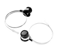 DIYEAH Lupa de Joyero con Diadema y Bucle de Acero, Aumento 5x, 2 Unidades, Lente para Reparación de Relojes y Mantenimiento de Joyas, Herramienta para Relojero Profesional