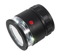 DIYEAH Lupa Joyería Recargable con Luz LED Integrada y Escala Lupa Ajustable para Coleccionistas de Sellos y Monedas Lente de Aumento Profesional para Aficionados y Joyeros